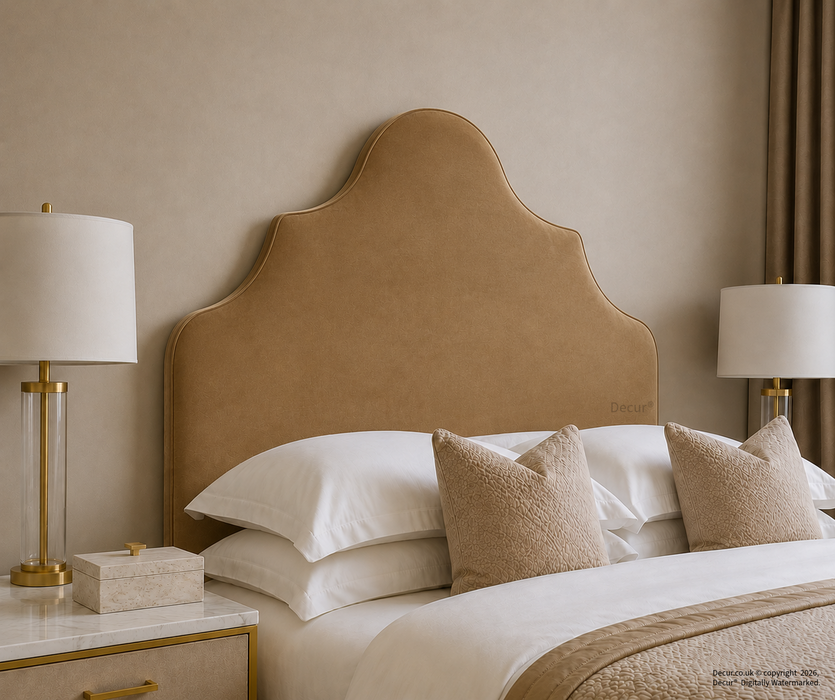 Elizabeth Wall Mounted Tall Headboard - All Fabrics & Colours