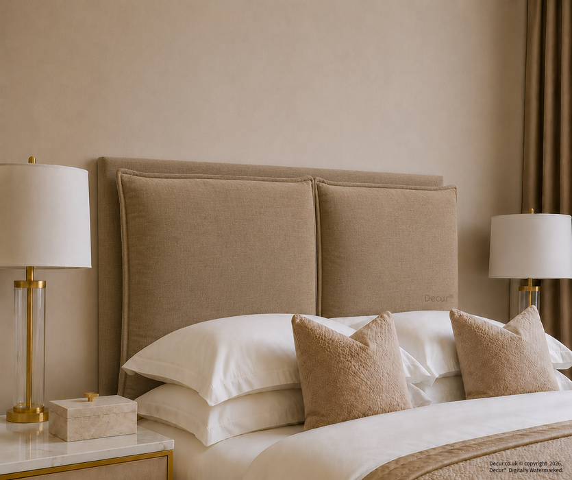 Double Cushion Headboard