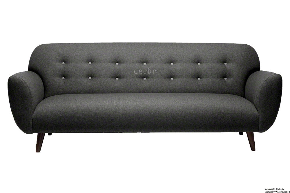 The Tomas Linen Sofa - Charcoal