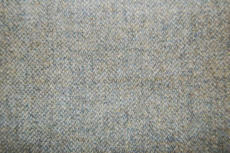 Elgar Wool Plain Tweed - Aqua