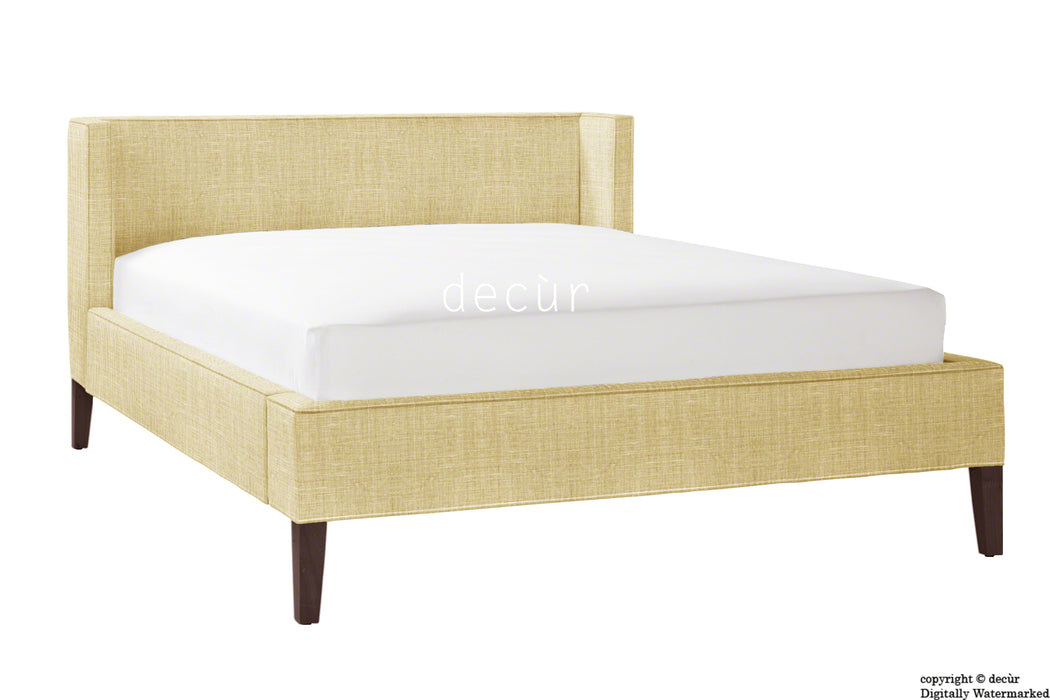 Banbury Linen Upholstered Bed - Mink