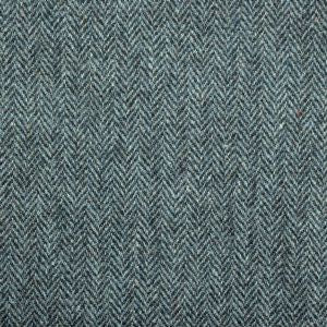 Harris Tweed Herringbone Fabric - Ocean Spray