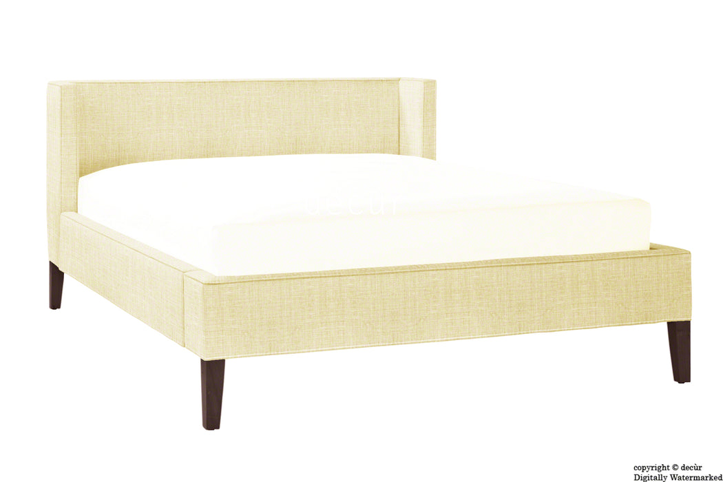 Banbury Linen Upholstered Bed - Pearl