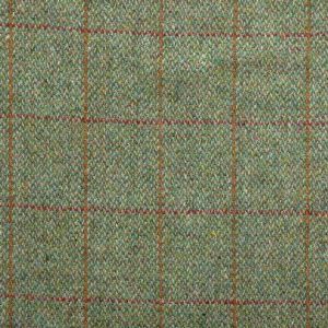 Harris Tweed Huntsman Check Fabric - Mountain Bracken