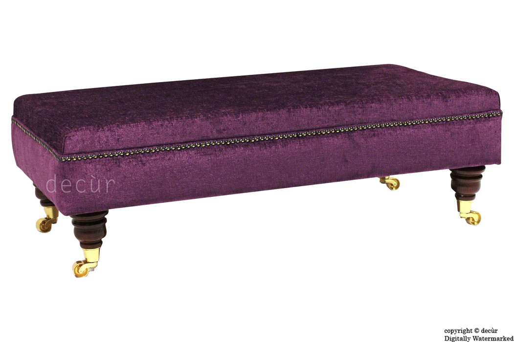 Eton Footstool - All Colours with Optional Storage