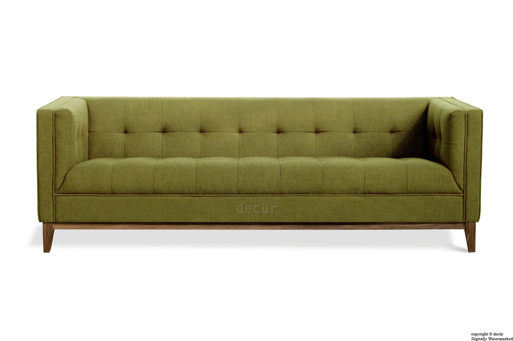 The Fifty Nine Linen Sofa - Olive