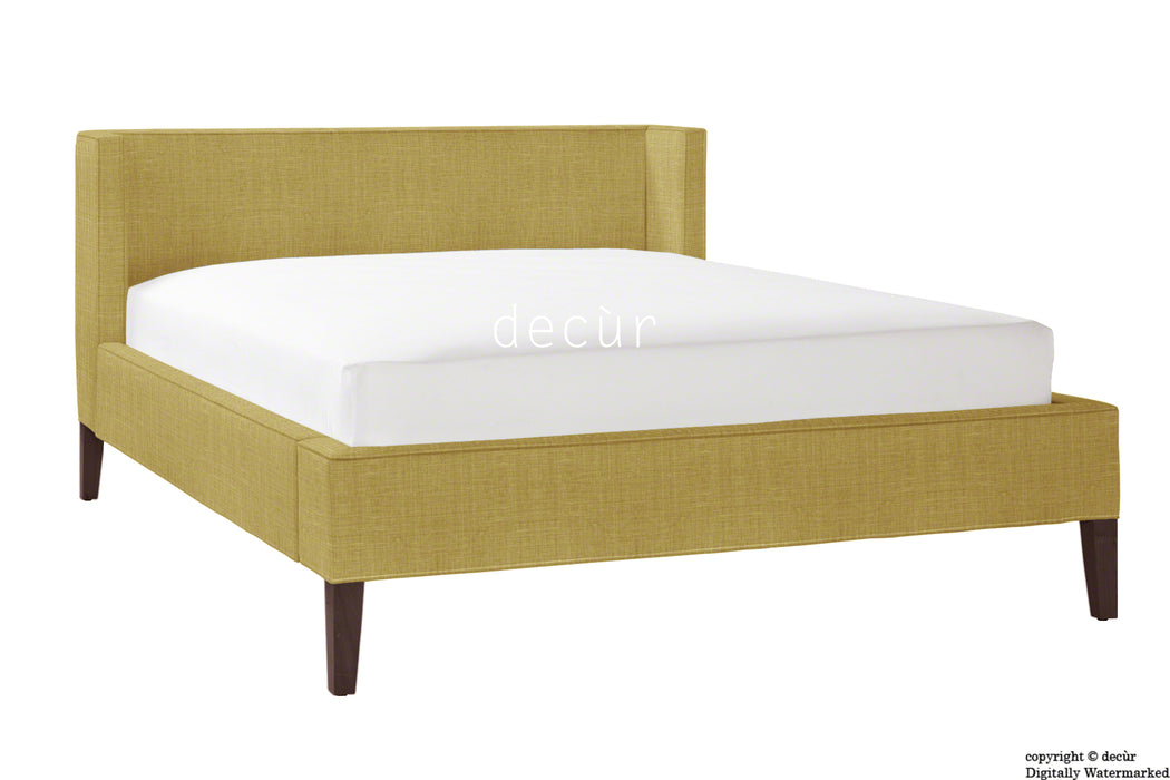 Banbury Linen Upholstered Bed - Sand