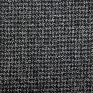 Harris Tweed Houndstooth Fabric - Slate Grey