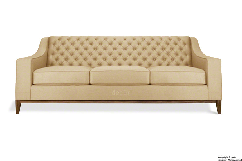 The Fifty Three Velvet Sofa - Parchment