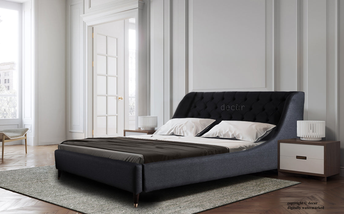 Scandinavian Upholstered Bed