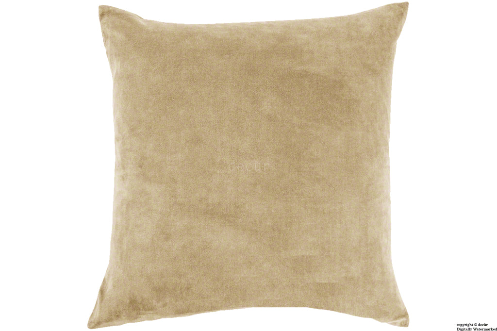 Malvern Velvet Cushion - Parchment