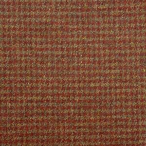 Harris Tweed Houndstooth Fabric - Burnt Umber