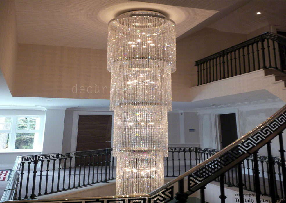 Windsor Chandelier - For A Grand Staircase, Foyer, Landing, Lobby or Stairwell - 5 Meter