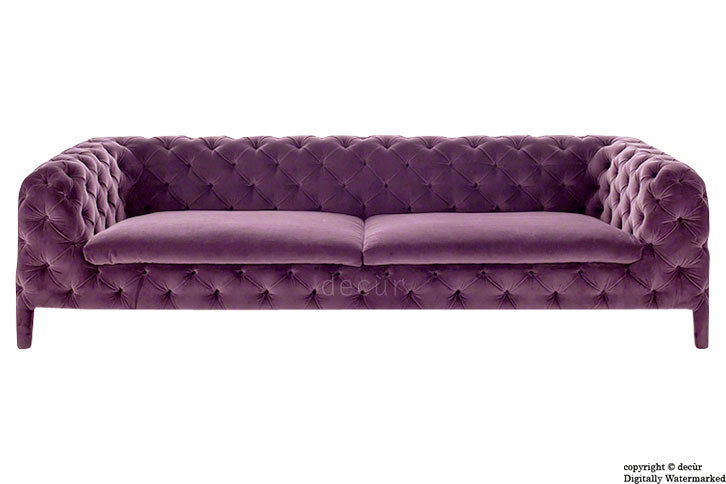 Rochester Chesterfield Velvet Sofa - Lavender
