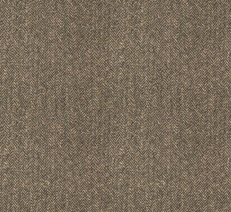 Malcolm Campbell Harris Tweed Salmon Bone Fabric - Atlantic Crag Grey