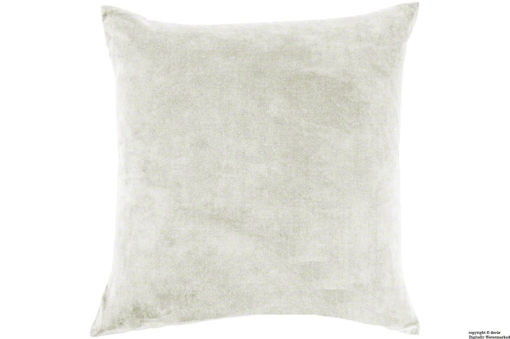Malvern Velvet Cushion - Cream