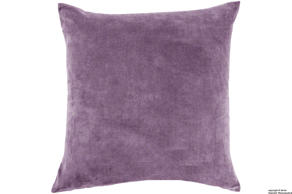 Mauve velvet clearance pillow