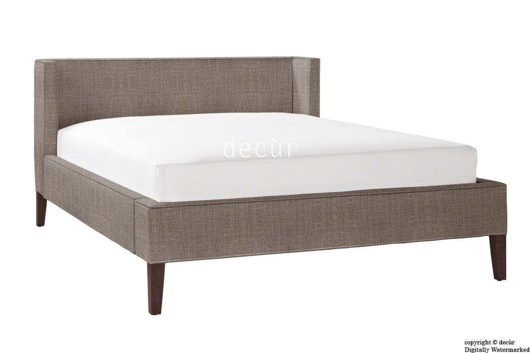Banbury Linen Upholstered Bed - Slate