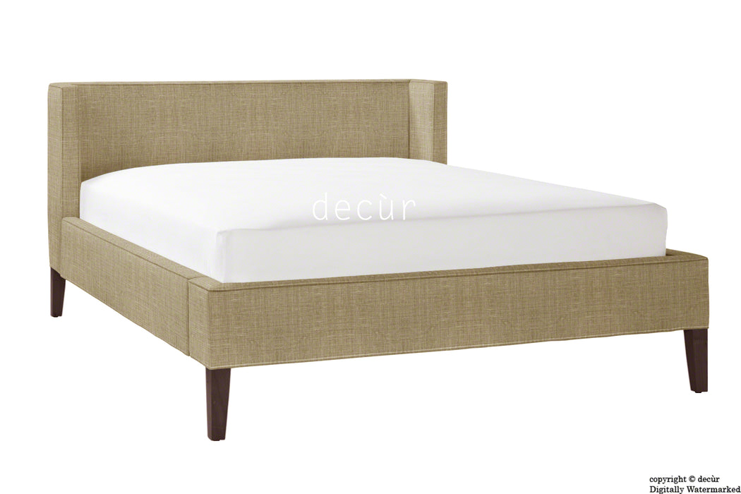 Banbury Linen Upholstered Bed - Fudge
