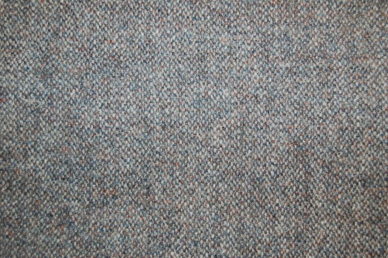 Harris Tweed Hebrides Plain Fabric - Callanish Grey