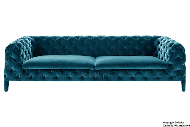 Rochester Chesterfield Velvet Sofa - Peacock